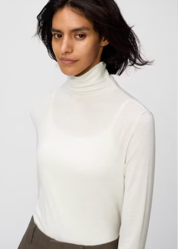 HEATTECH Extra Warm Cashmere Blend Turtleneck T-Shirt (Long Sleeve)